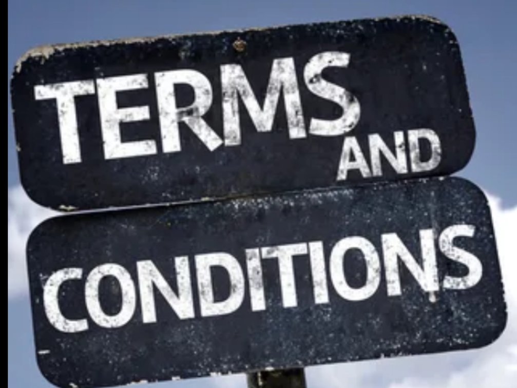 Terms and Conditions