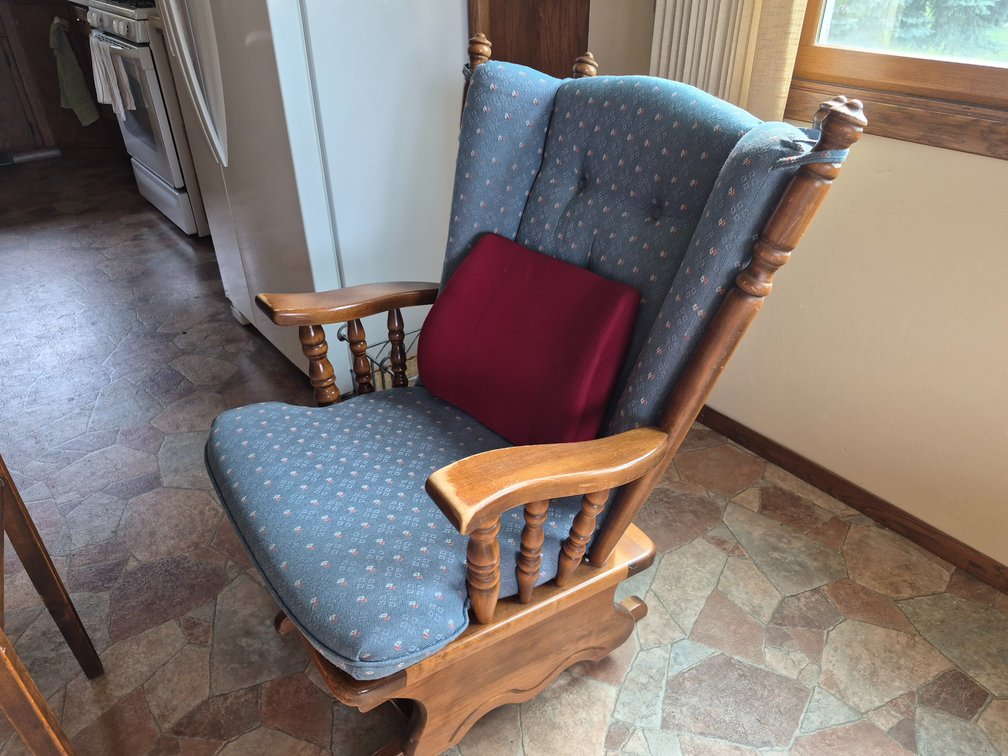 Wood Glider Rocking Chair