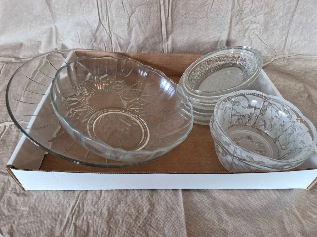 Clear Glassware Serving Dishes