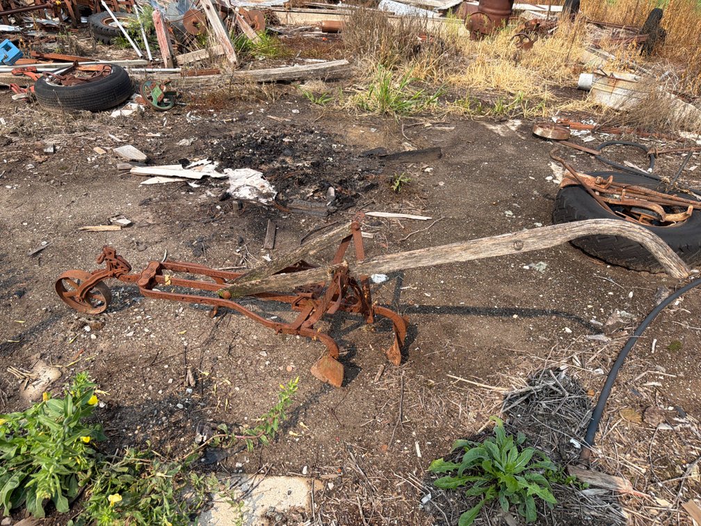 Old Push Cultivator