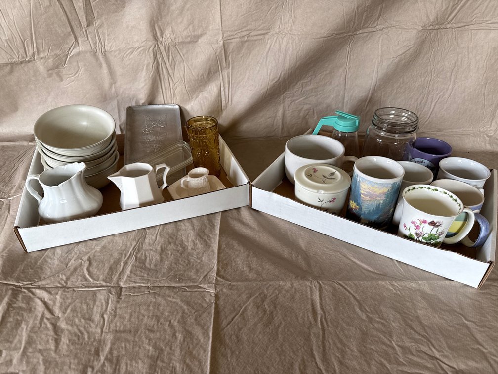 Mugs, Bowls, Creamers & More