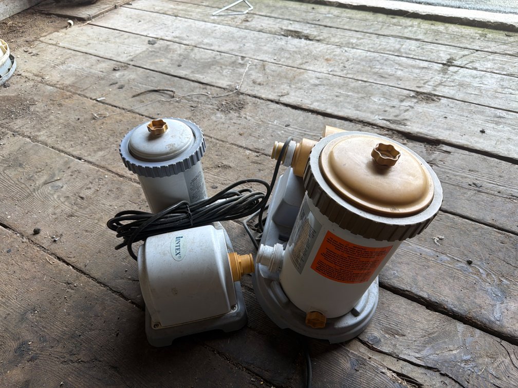 Pool Pumps-20 Yrs Sitting