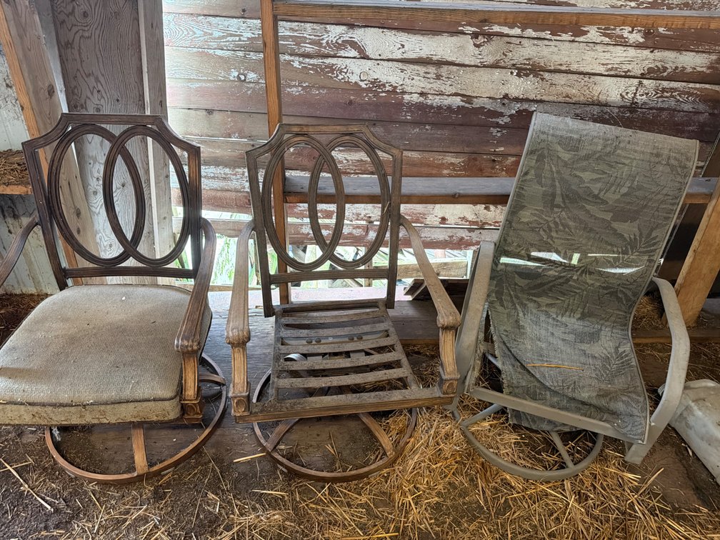Old Patio Chairs