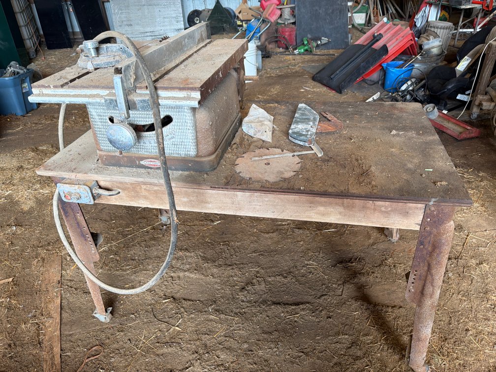 Craftsman Table Saw-1978 Put in Shed and Not Touched