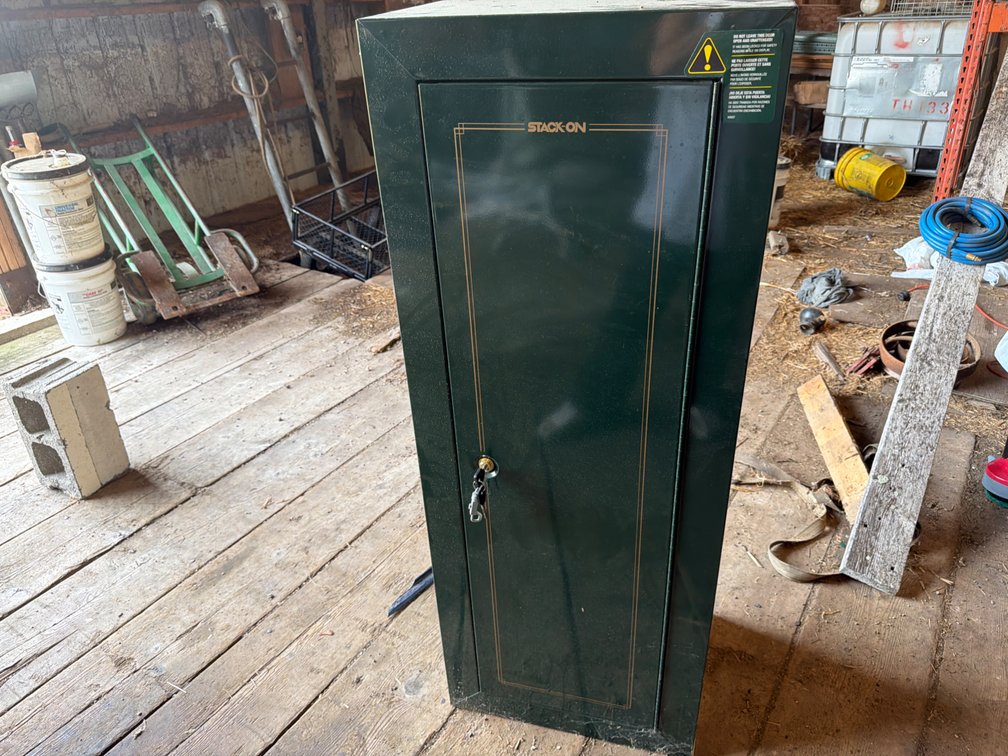 Stack On Gun Cabinet-(14) - 55” X 21” X 16”