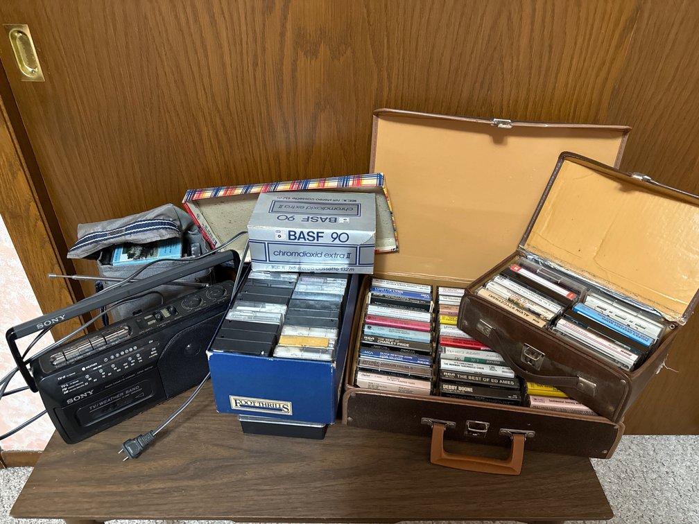Sony Cassette Recorder & Tapes