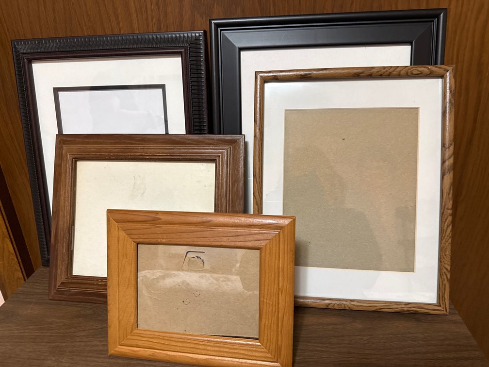 Various Sizes of Picture Frames