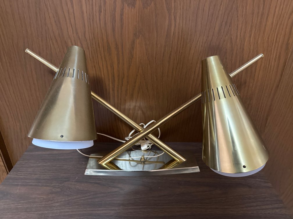 Vintage Dual Head Desk Lamp