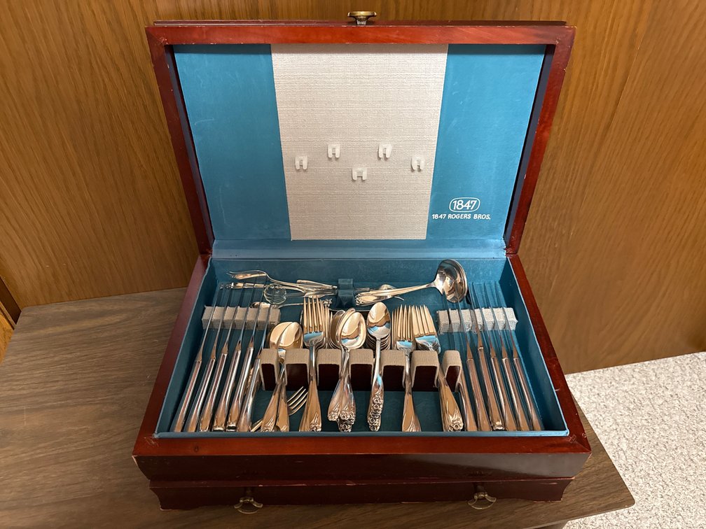 Roger Brothers Silverware & Box