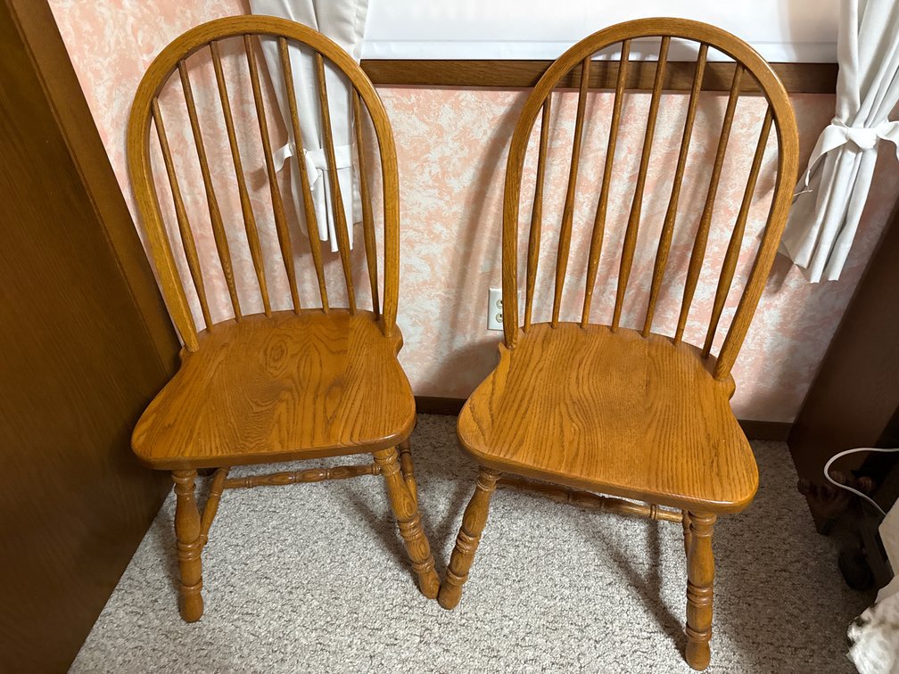 Pair of Oak Chairs