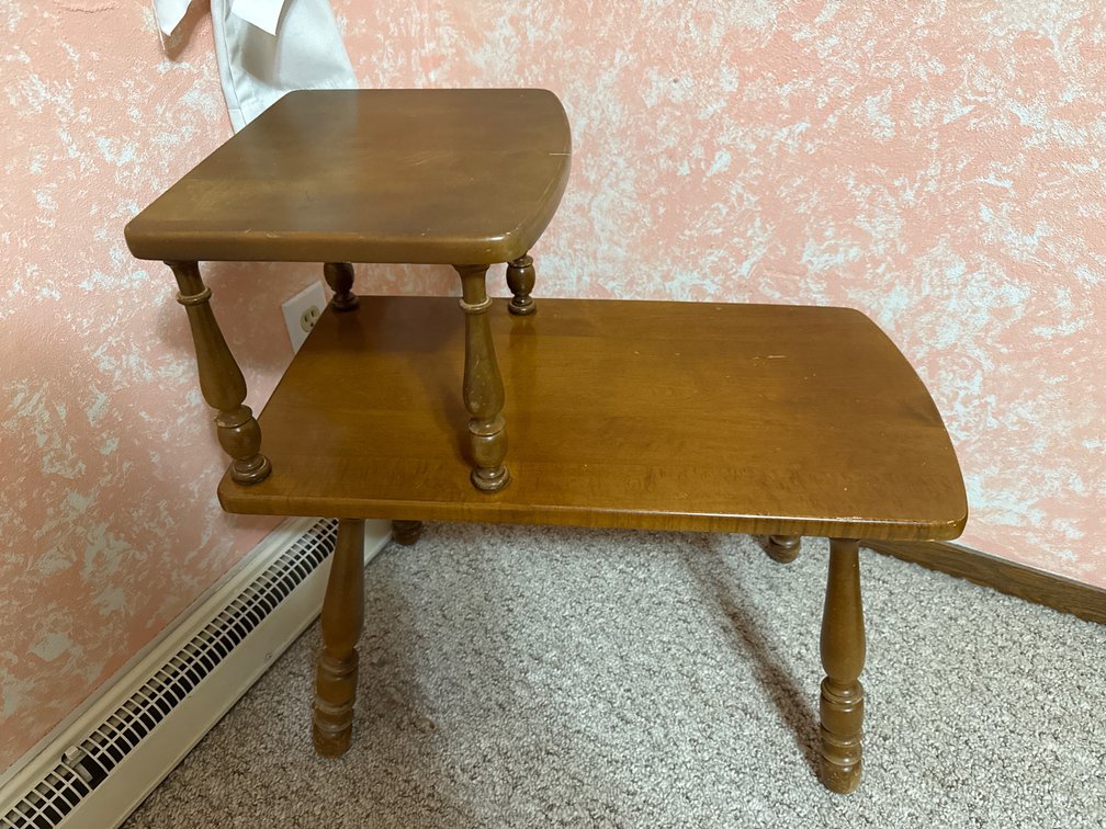 End Table 25” x 24” x 14”