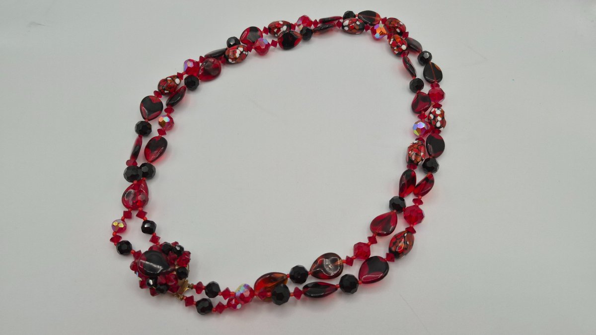Vintage Multi Strand Statement Necklace
