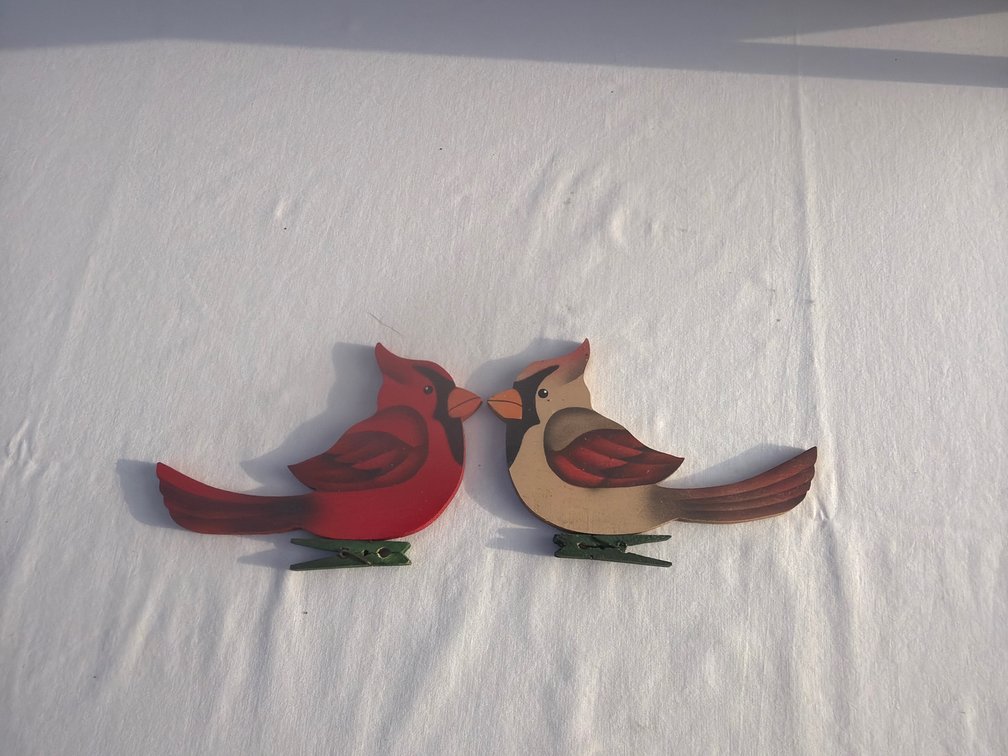 Wood Cardinals