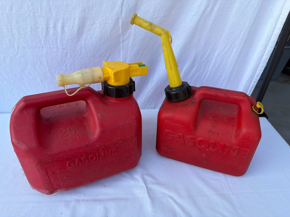 1 and 1.25 Gallon Gas Cans