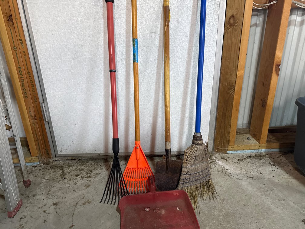 Gardening Tools, Broom Dust Pan