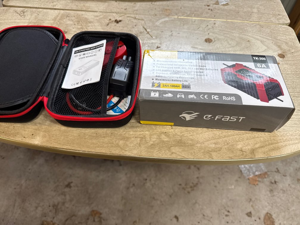 Jumper Cables, Battery Charger