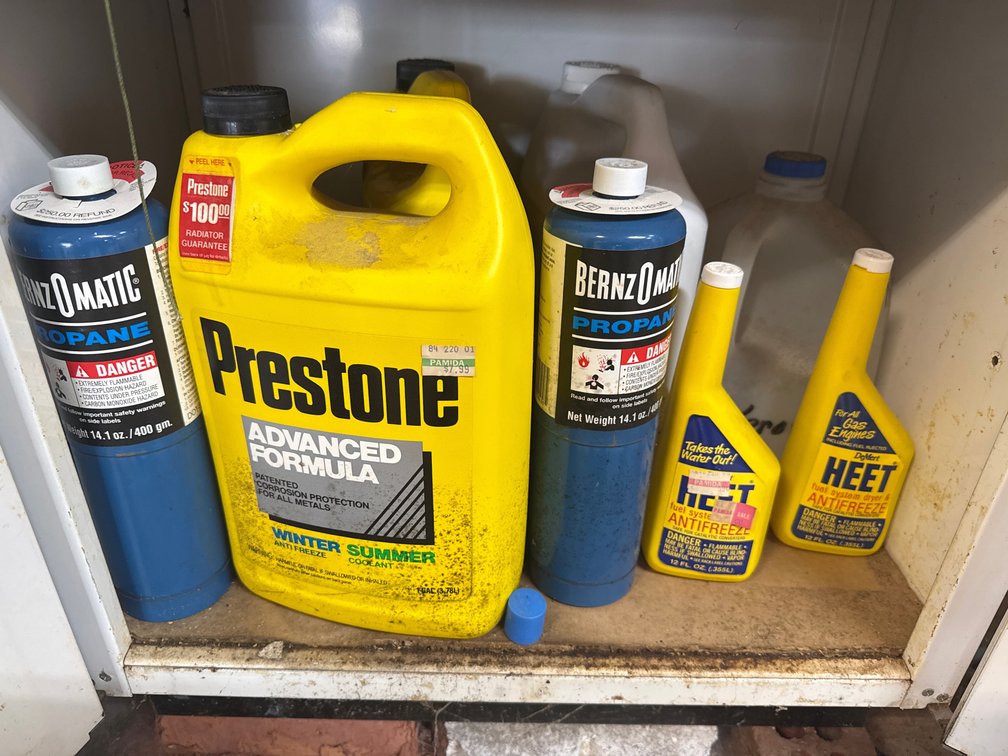 Shelf of Fluids