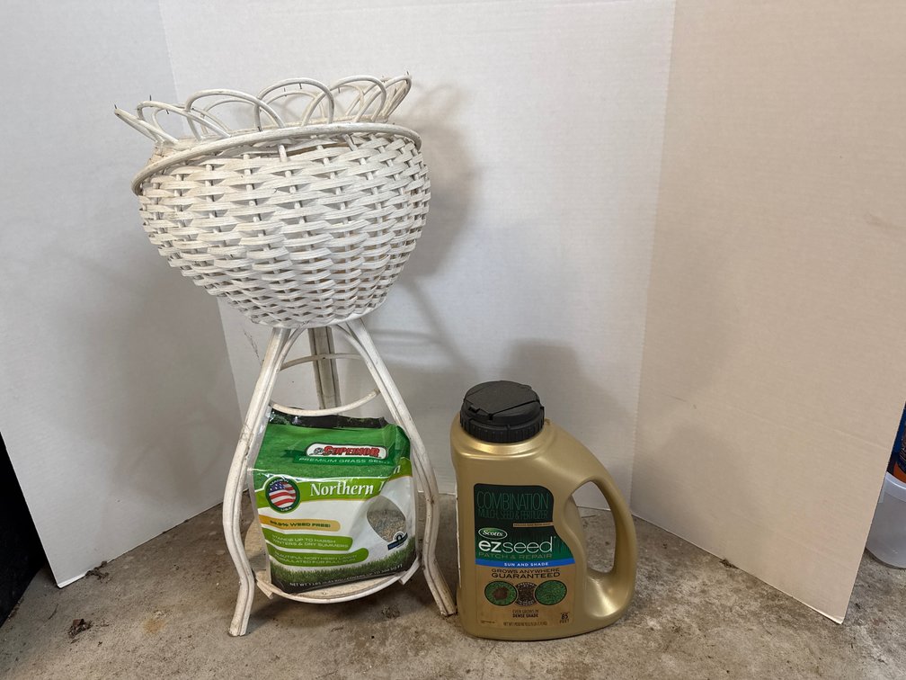 Plant Stand, Grass Seeds