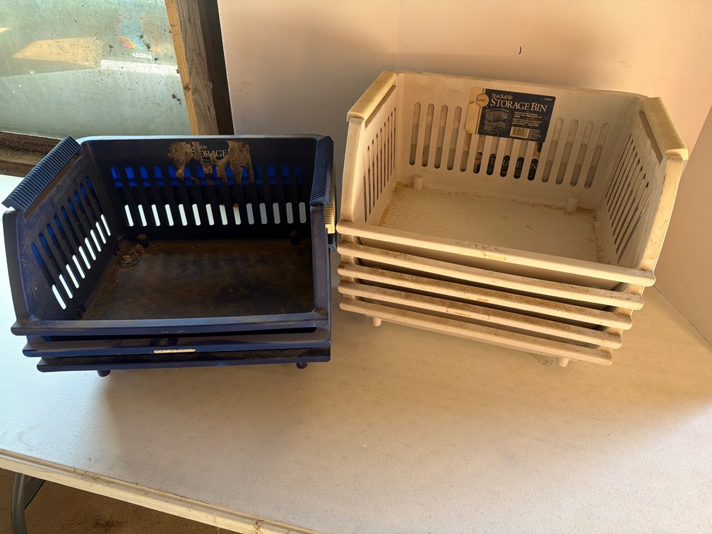 Stackable Storage Bins-8 Total