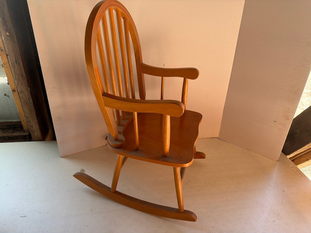 Child’s Wood Rocker