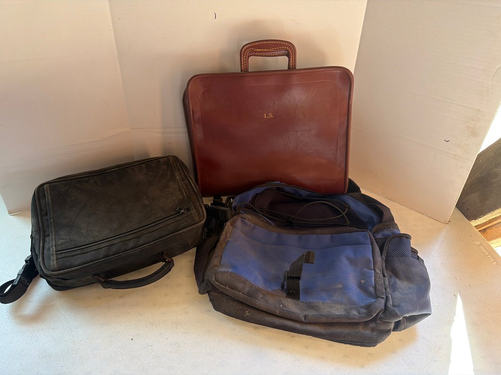 Back Pack, Computer Bag, Old Brief Case