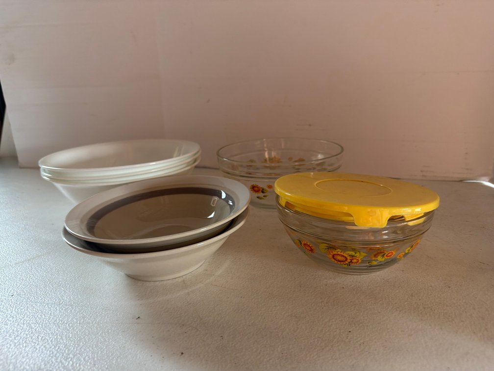 Variety of Bowls-Corelle
