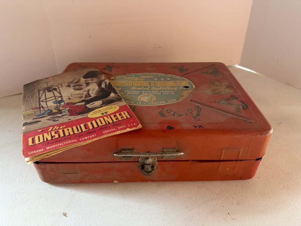 Vintage Metal Building Set-Toy-The Constructioneer