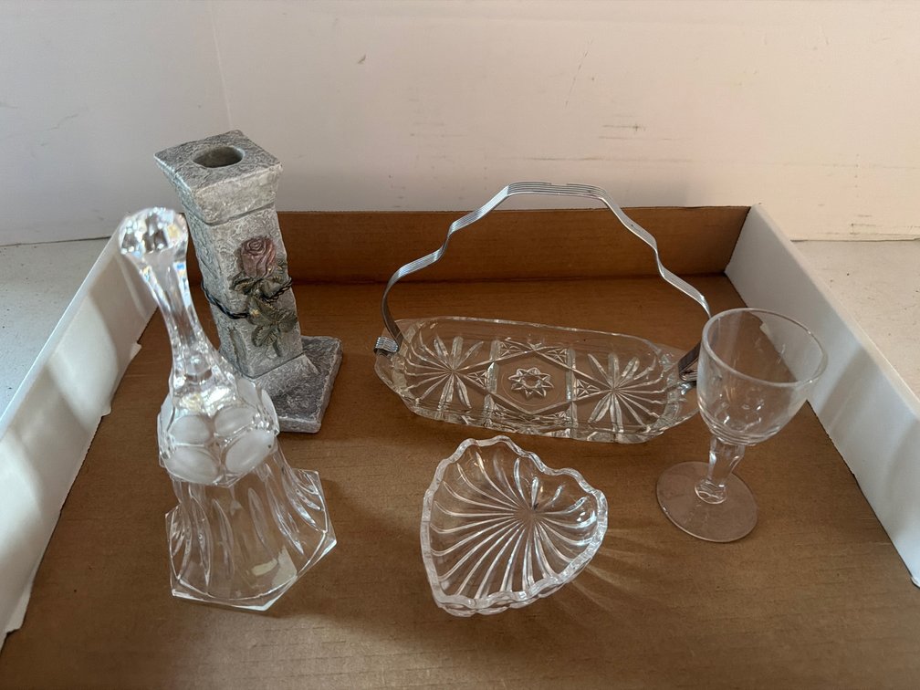 Candle Stick, Bell, Glassware