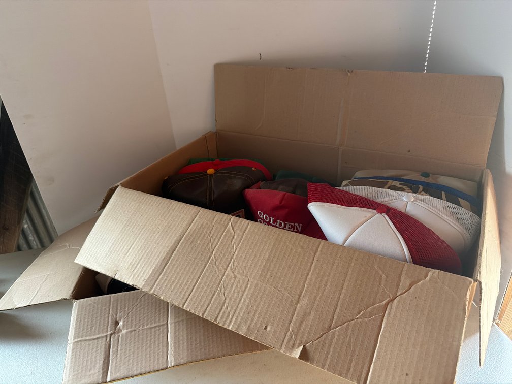 2 Boxes of Baseball Hats