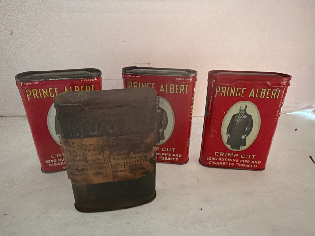 3 Prince Albert Tins, 1 Other