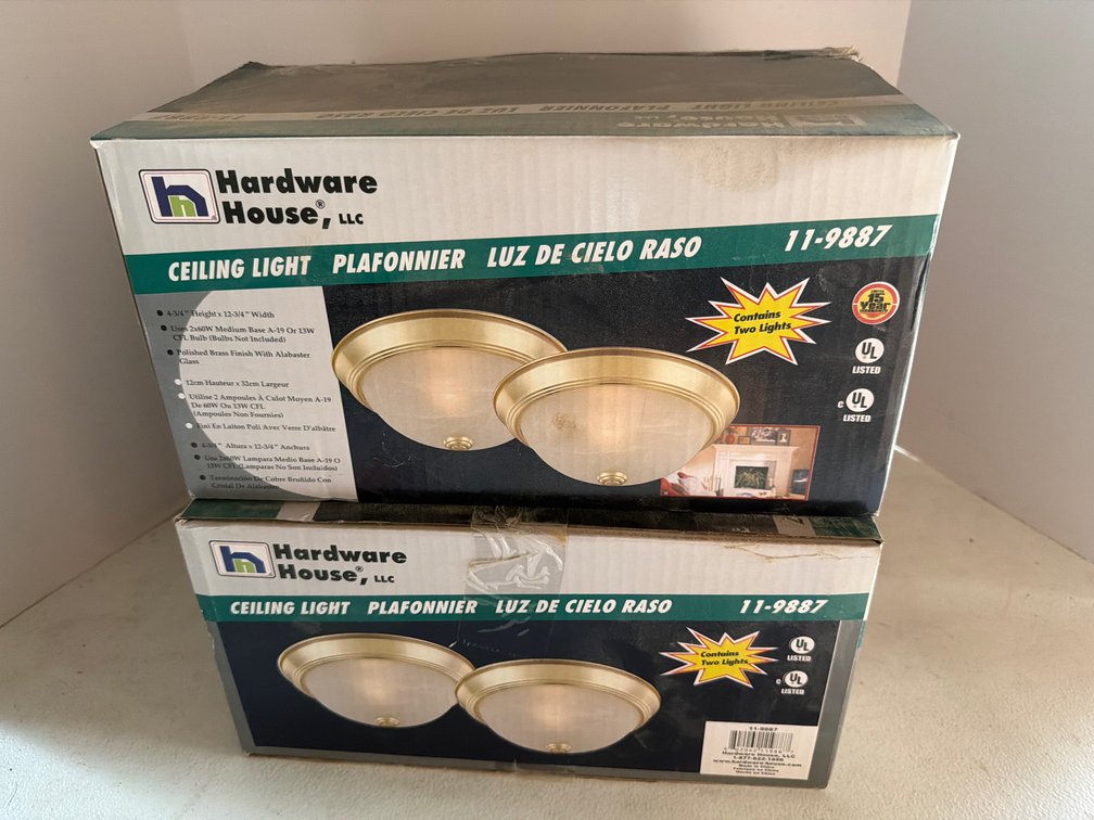 Ceiling Lights-New in Box