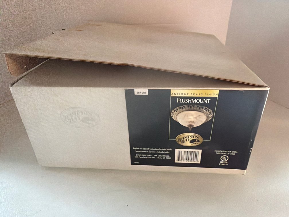 Antique Brass Finish-Light Fixture