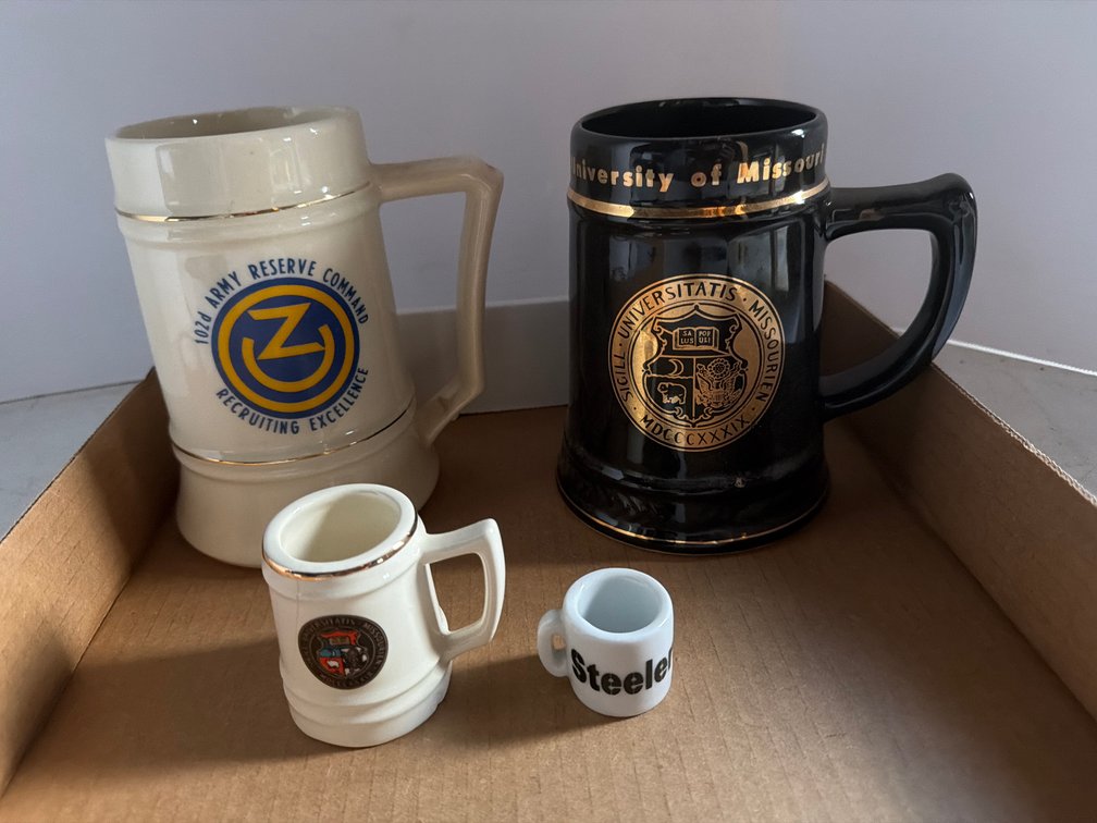 Beer Mugs and Mini Souvenir Mugs