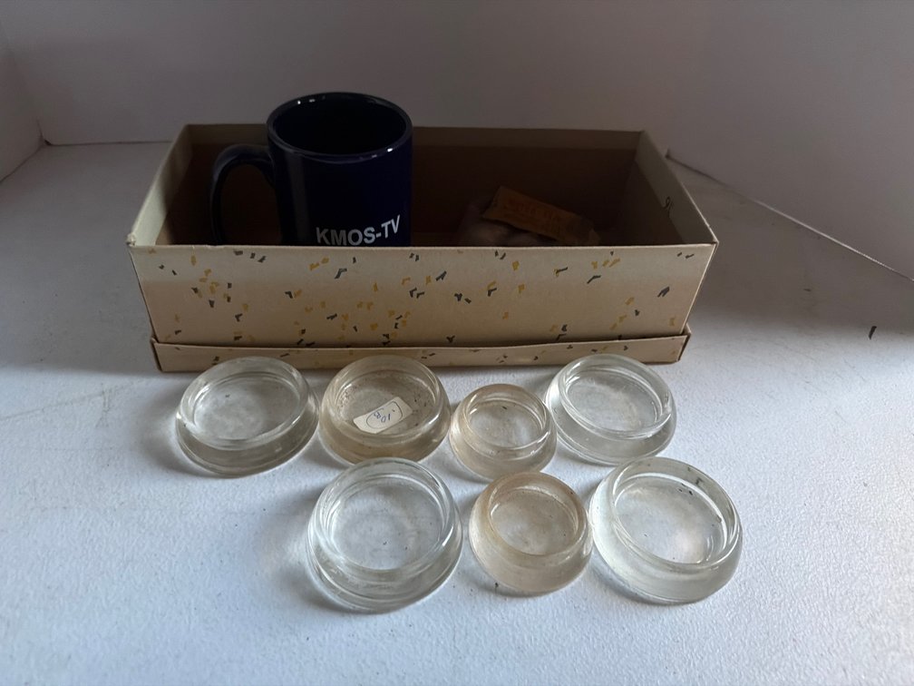 Shells and Glass Furniture Leg Protectors