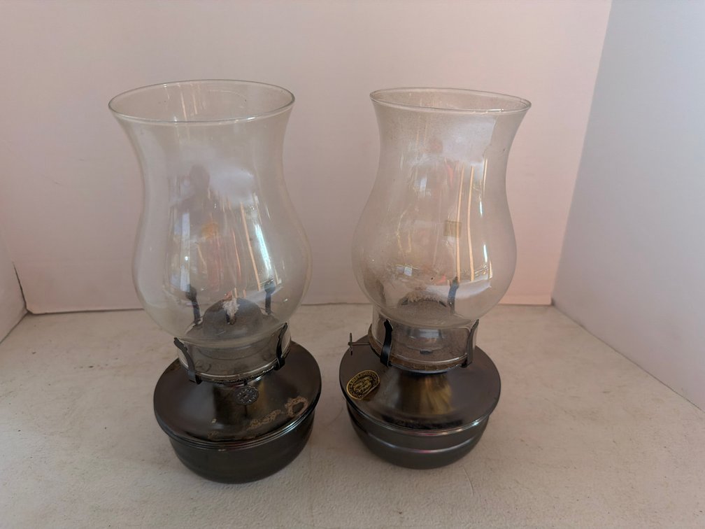 Pair of Oil Lanterns