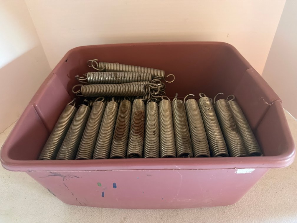 Tote of Trampoline Springs