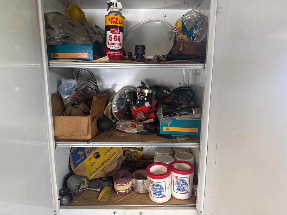 3 Shelves Of Miscellaneous Items
