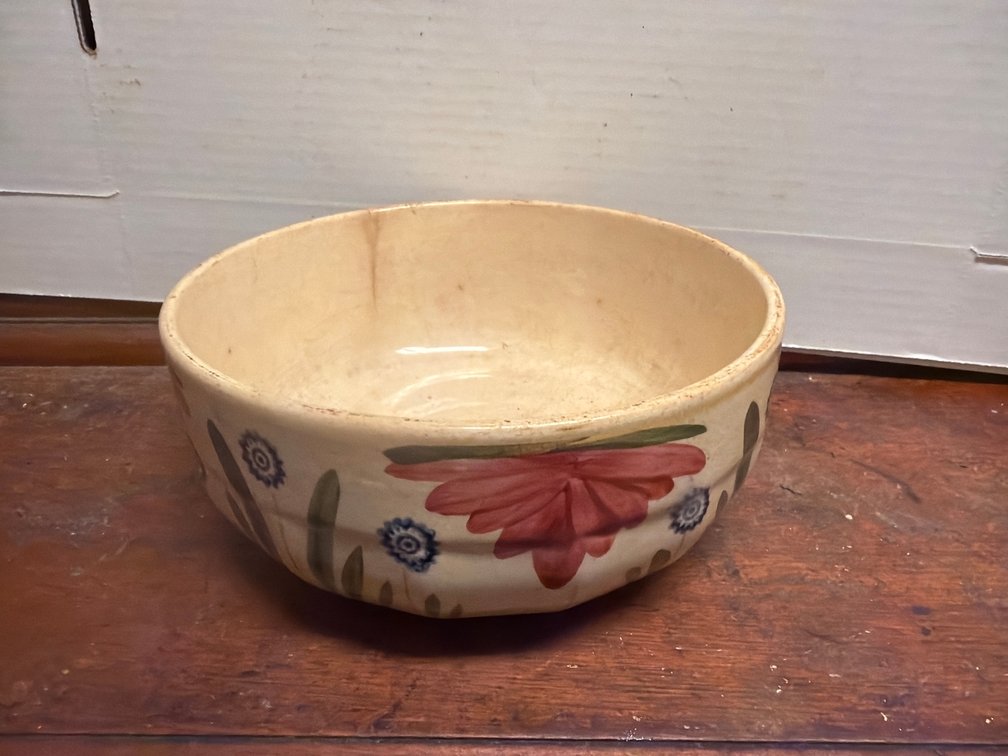 Vintage 8” Ceramic Bowl