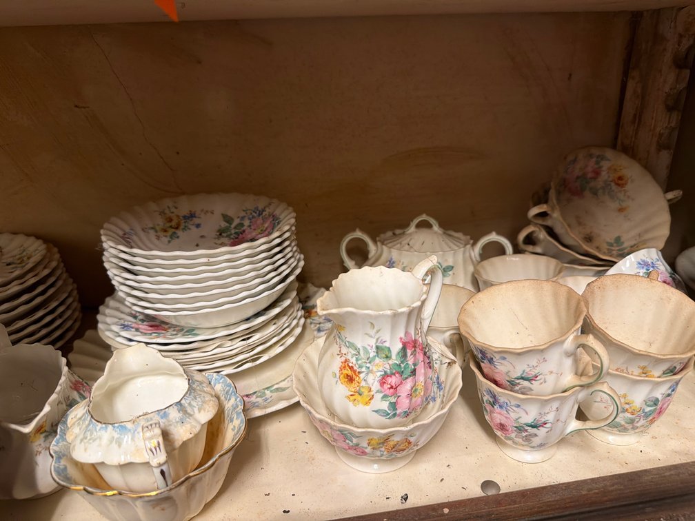 Arcadia China-Plates, Cups, Saucers, Serving Bowls