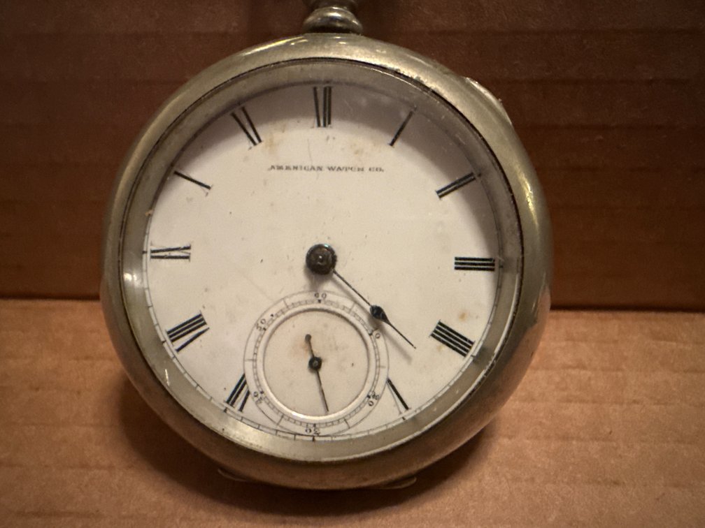 Antique Open-Face Pocket Watch