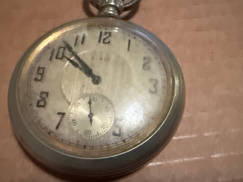 Antique Elgin Open-Face Pocket Watch