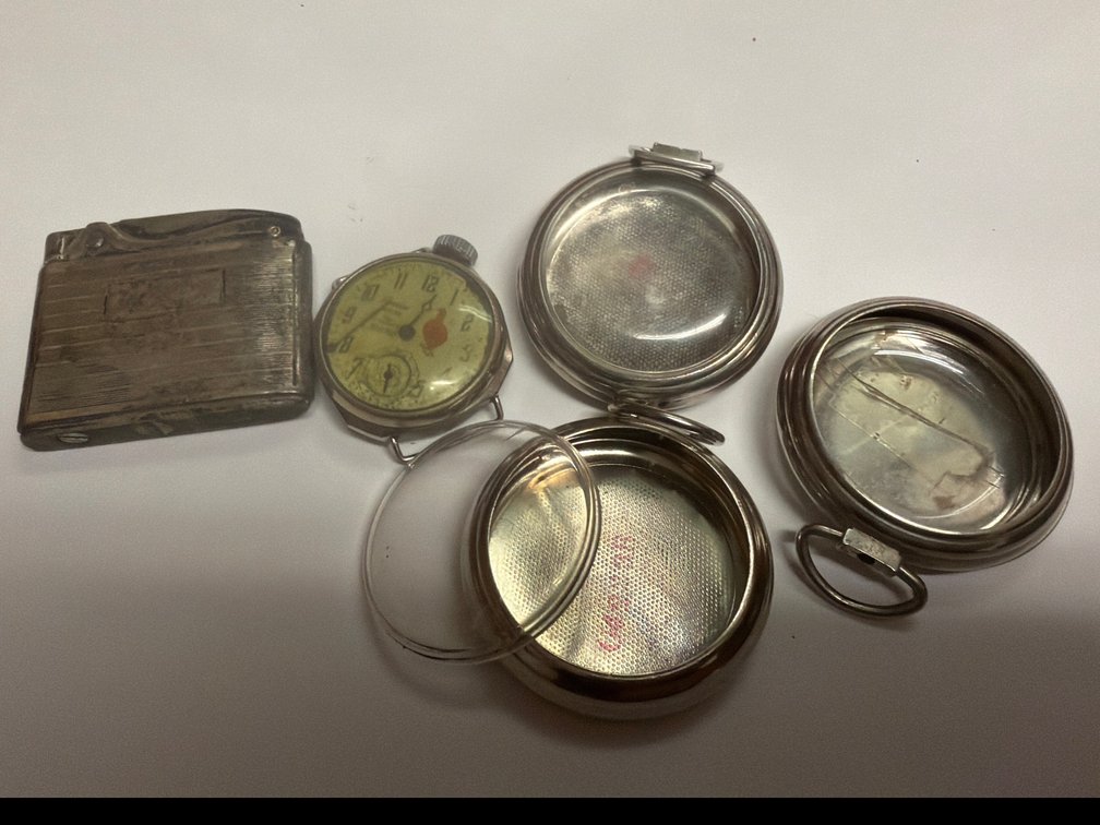 Pocket Watch Cases, Lighter, Watch