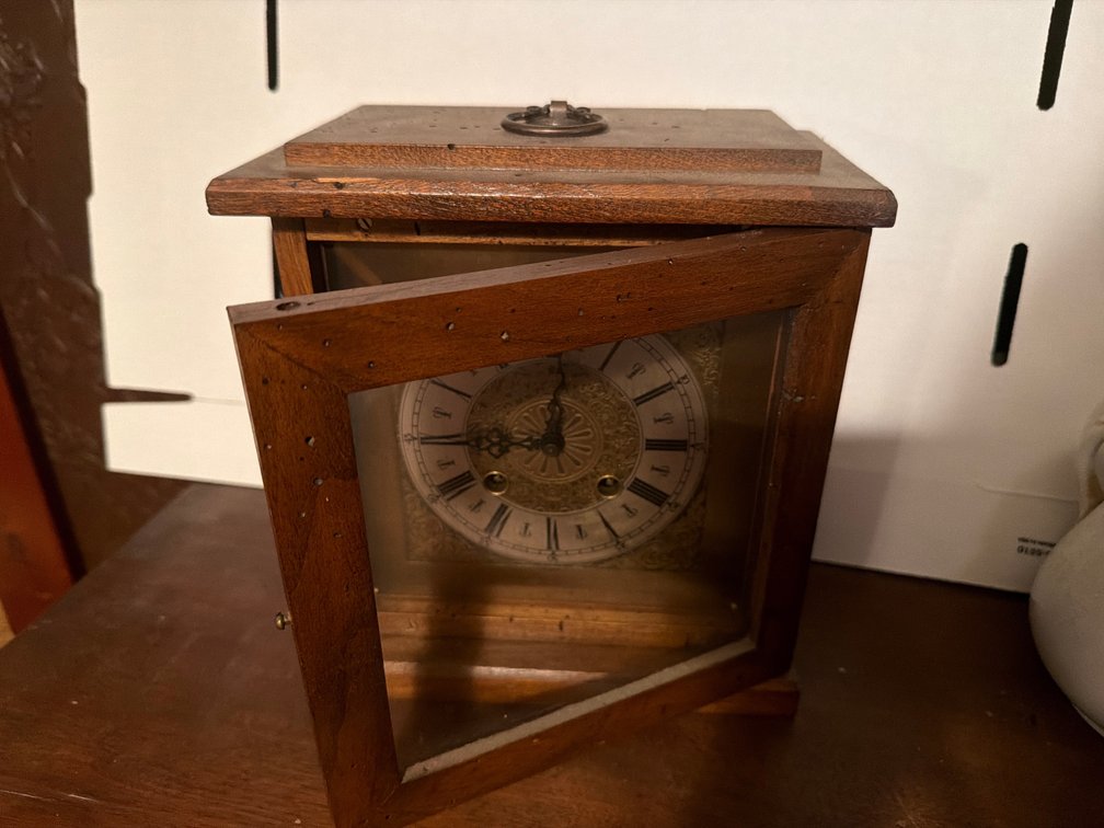 Wood Mantle Clock