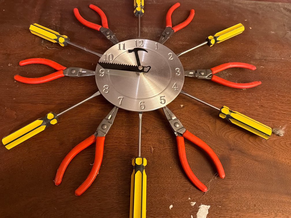 16” X 15” Battery Operated Wall Clock