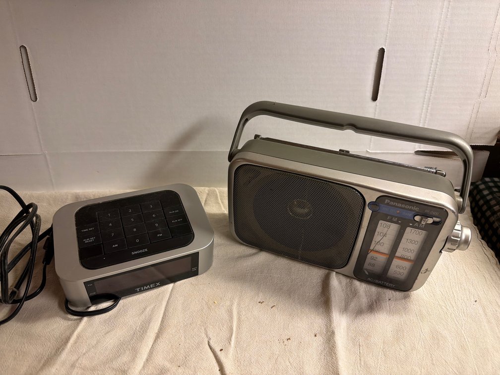 Radio and Alarm Clock