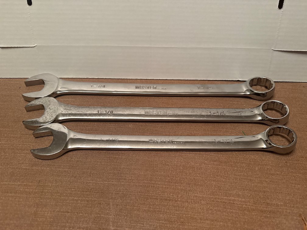 3 Master Mechanic Wrenches