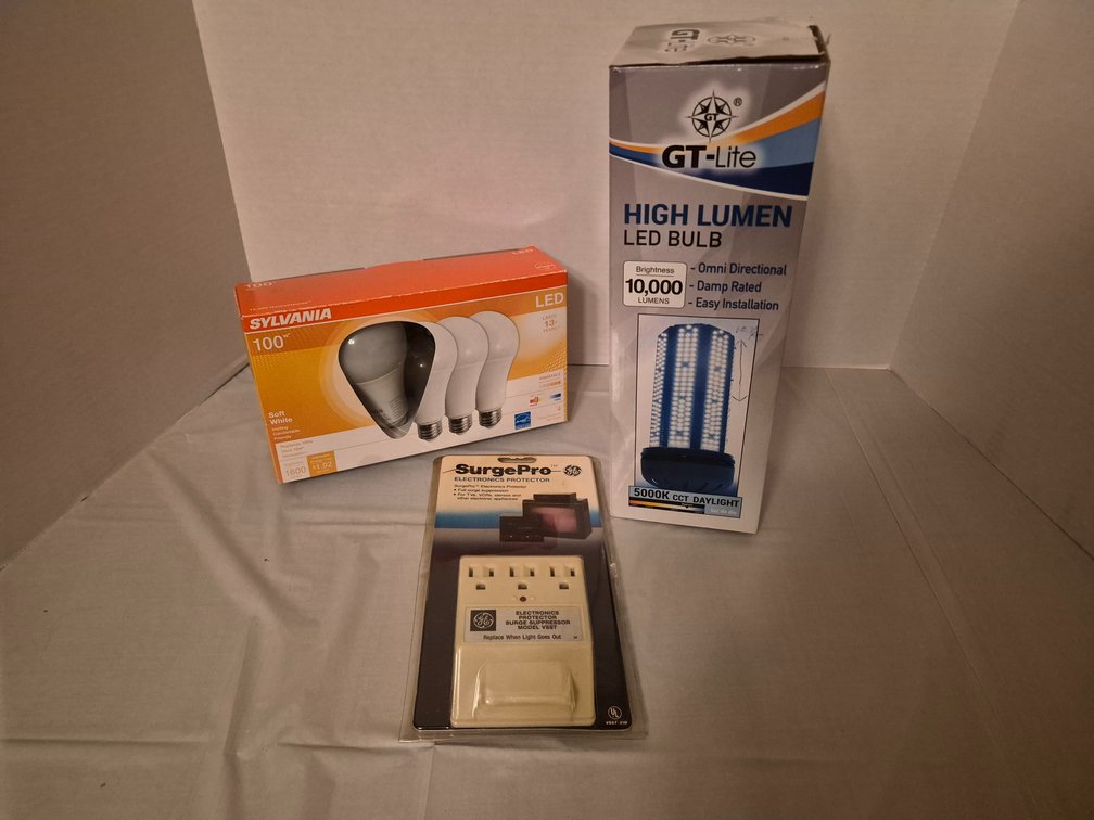 Surge Pro & Light Bulbs, Solar Lights