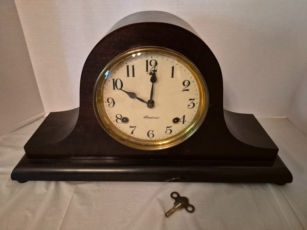 Sessions Eight Day Cathedral Mantle Clock