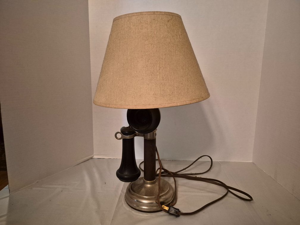 Upcycled Telephone Lamp
