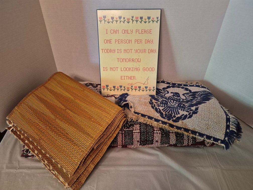 Placemats, Afghan, Wall Plaque